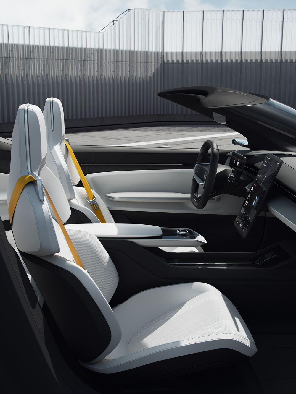 Le concept de roadster électrique Polestar O2 incarne la mobilité électrique à toit ouvert