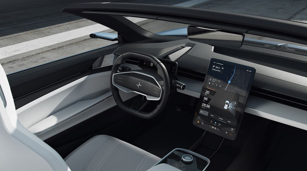 Le concept de roadster électrique Polestar O2 incarne la mobilité électrique à toit ouvert