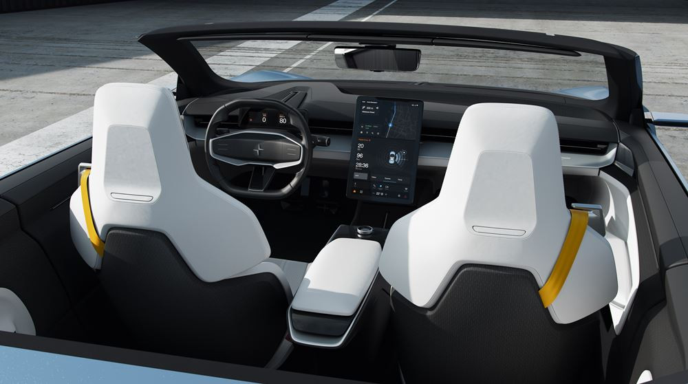 Le concept de roadster électrique Polestar O2 incarne la mobilité électrique à toit ouvert
