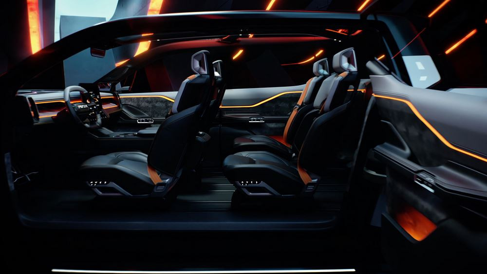 Le concept de pick-up électrique Ram 1500 Revolution BEV se veut ancré dans le futur