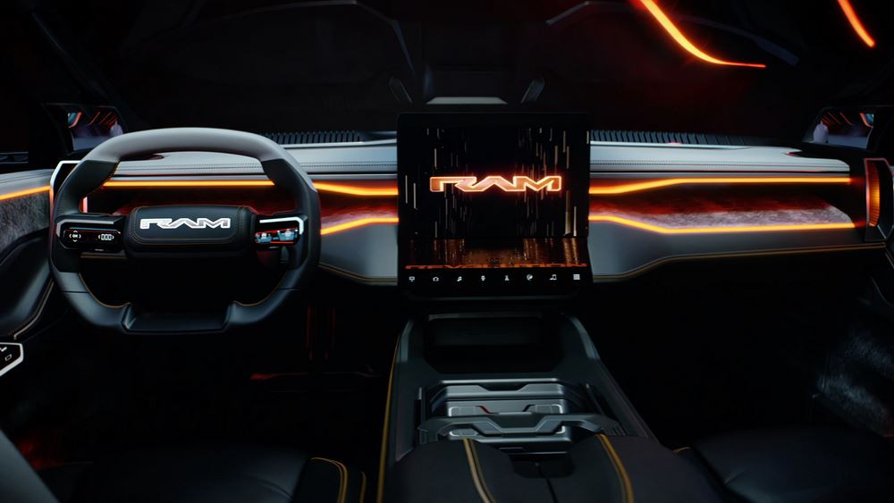 Le concept de pick-up électrique Ram 1500 Revolution BEV se veut ancré dans le futur