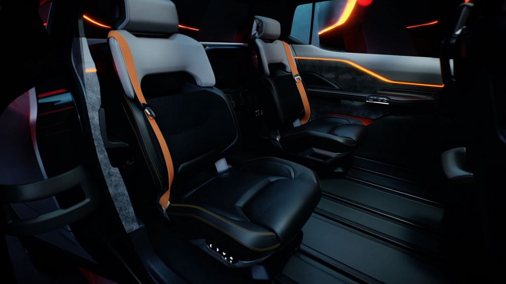 Le concept de pick-up électrique Ram 1500 Revolution BEV se veut ancré dans le futur