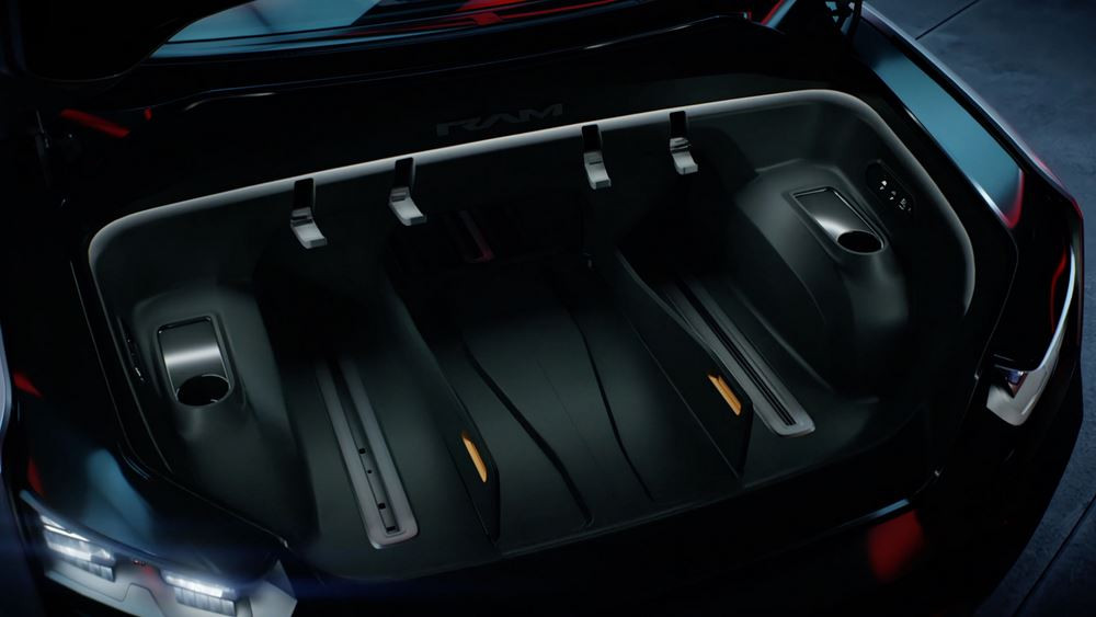 Le concept de pick-up électrique Ram 1500 Revolution BEV se veut ancré dans le futur