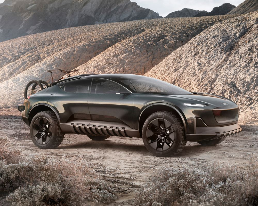 Audi activesphere concept: un coupé crossover électrique avec transmission quattro
