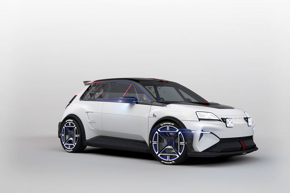 Le show-car A290 bêta préfigure la citadine sportive électrique Alpine