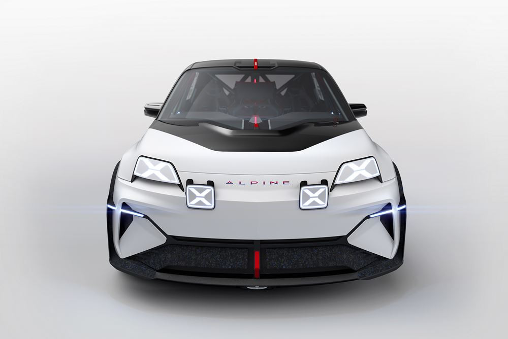 Le show-car A290 bêta préfigure la citadine sportive électrique Alpine