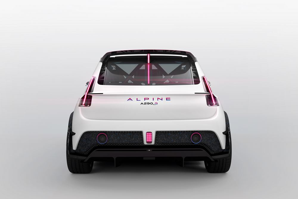 Le show-car A290 bêta préfigure la citadine sportive électrique Alpine