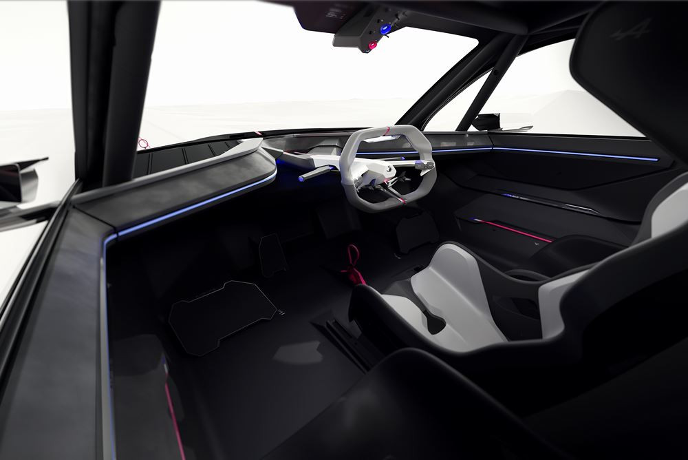 Le show-car A290 bêta préfigure la citadine sportive électrique Alpine