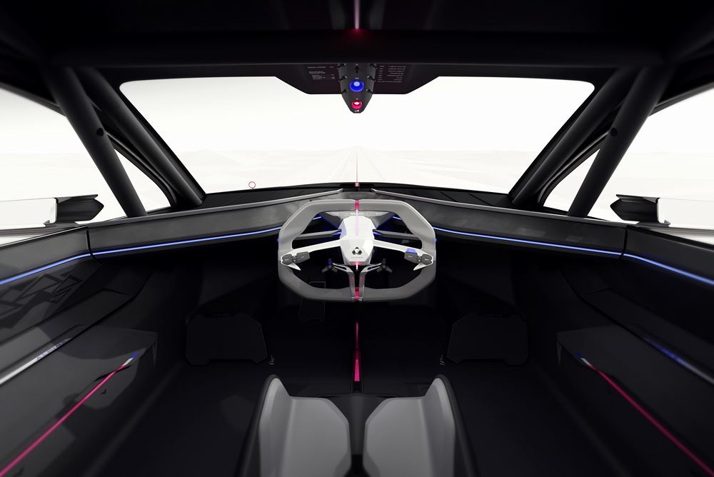 Le show-car A290 bêta préfigure la citadine sportive électrique Alpine