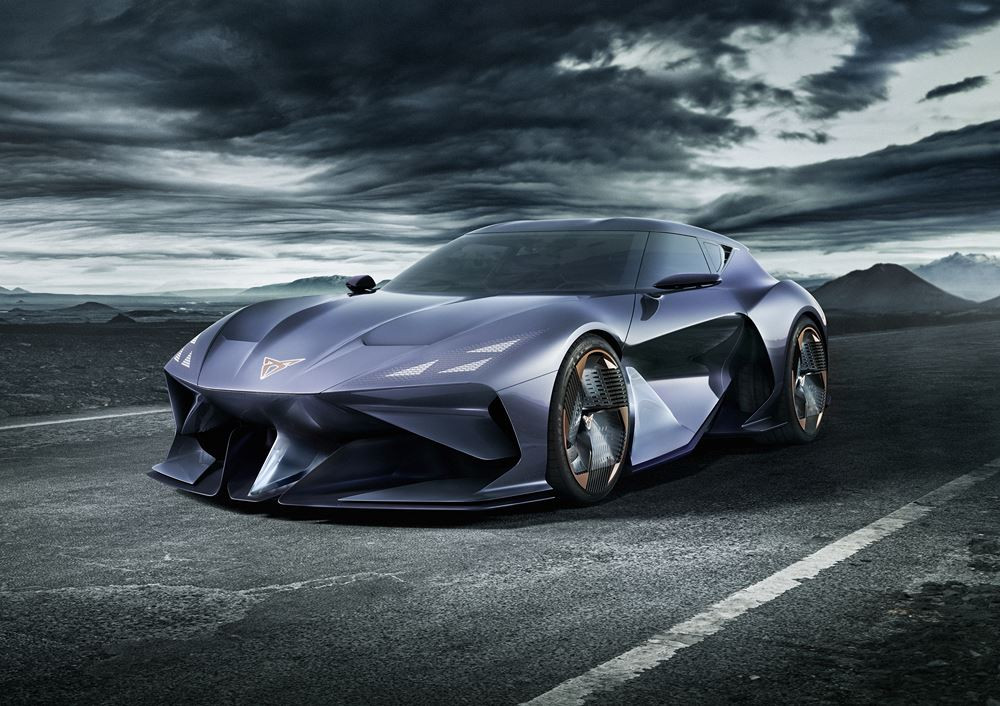 Le showcar de sport électrique Cupra DarkRebel affiche un design extérieur avant-gardiste
