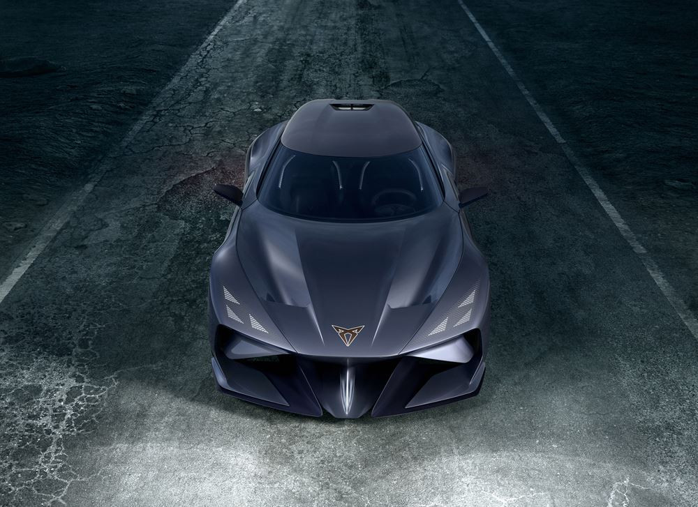 Le showcar de sport électrique Cupra DarkRebel affiche un design extérieur avant-gardiste