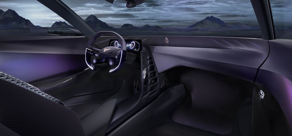 Le showcar de sport électrique Cupra DarkRebel affiche un design extérieur avant-gardiste