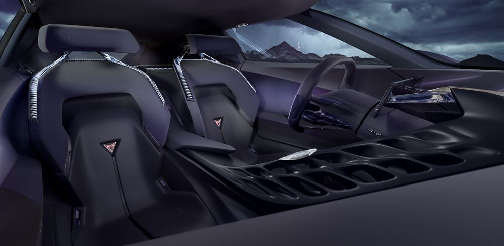 Le showcar de sport électrique Cupra DarkRebel affiche un design extérieur avant-gardiste
