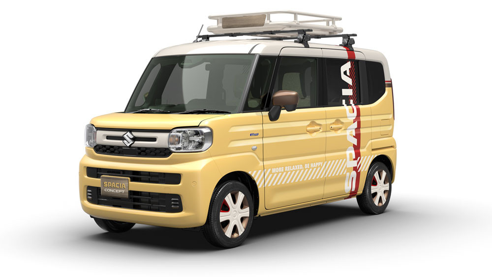 Le concept de kei-car Spacia de Suzuki se singularise par un habitacle spacieux