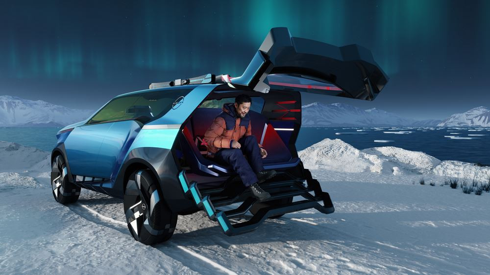 Le concept-car électrique Nissan Hyper Adventure est pensé pour les multiples aventures en plein air