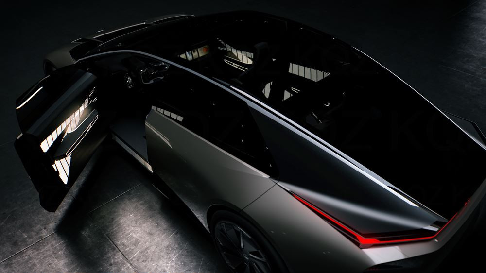 Le concept-car Lexus LF-ZC annonce une berline électrique à batterie de série à horizon 2026