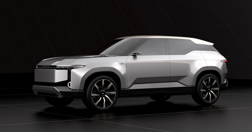 Toyota Land Cruiser Se: un concept-car de grand SUV électrique à trois rangées de sièges