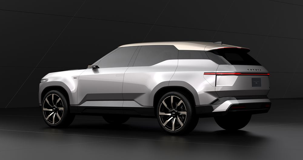 Toyota Land Cruiser Se: un concept-car de grand SUV électrique à trois rangées de sièges