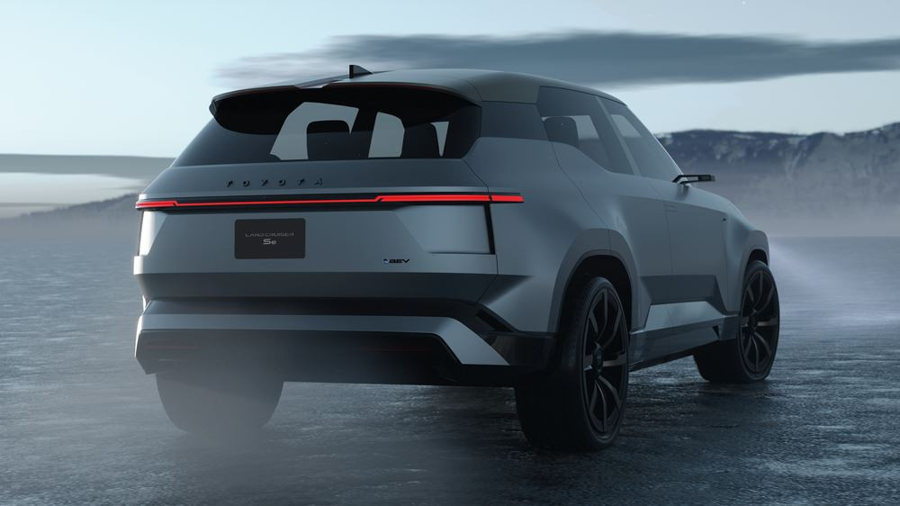 Toyota Land Cruiser Se: un concept-car de grand SUV électrique à trois rangées de sièges