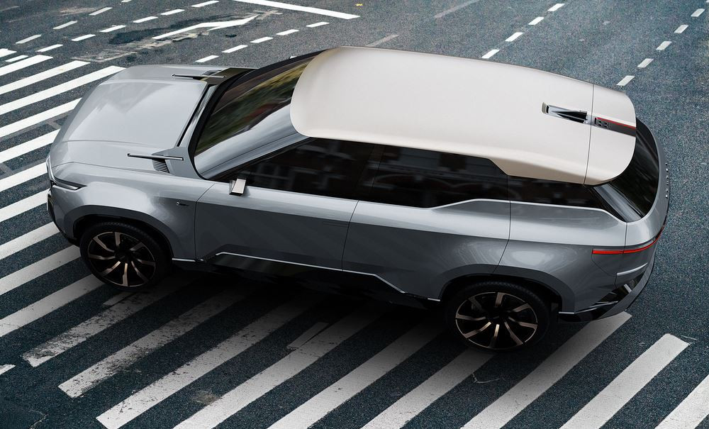 Toyota Land Cruiser Se: un concept-car de grand SUV électrique à trois rangées de sièges