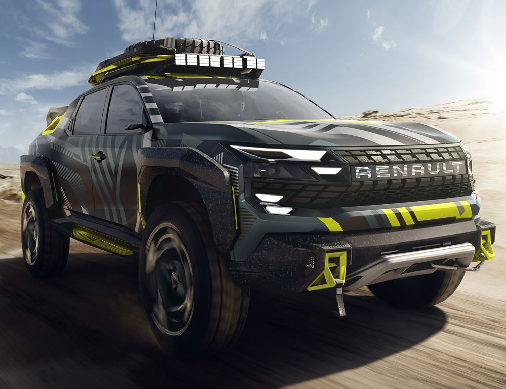 Le pick-up Renault Niagara Concept affiche des lignes exagérées et exubérantes