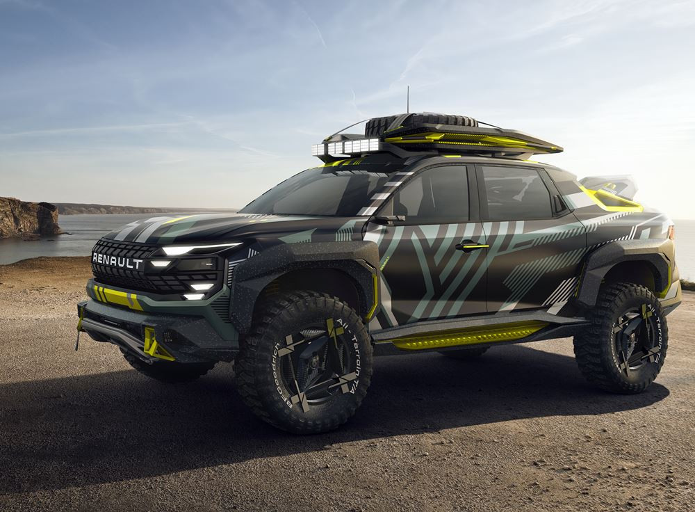 Le pick-up Renault Niagara Concept affiche des lignes exagérées et exubérantes