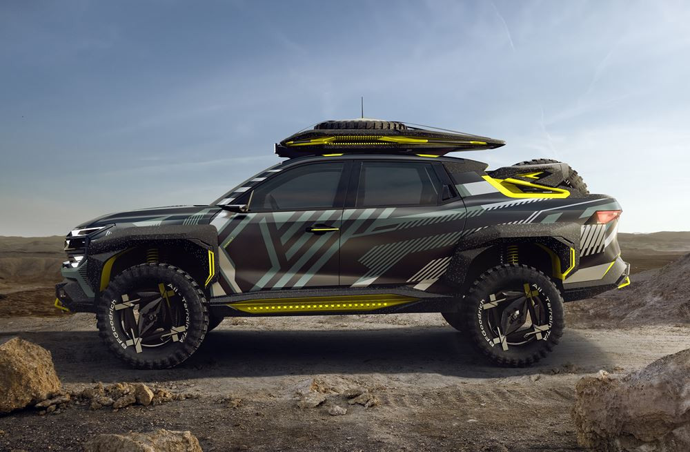 Le pick-up Renault Niagara Concept affiche des lignes exagérées et exubérantes