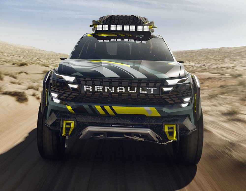 Le pick-up Renault Niagara Concept affiche des lignes exagérées et exubérantes