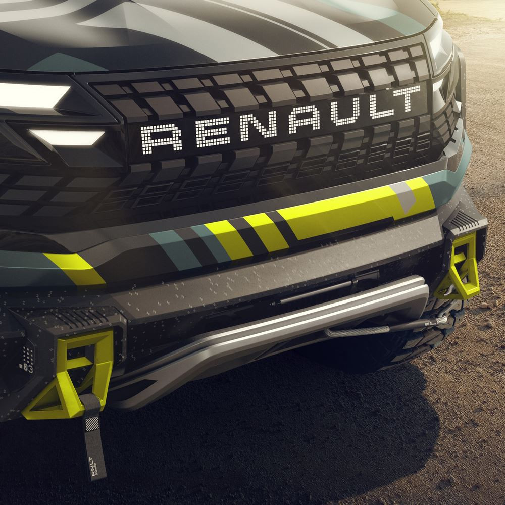 Le pick-up Renault Niagara Concept affiche des lignes exagérées et exubérantes