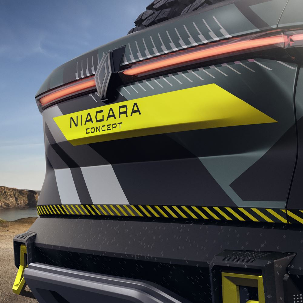 Le pick-up Renault Niagara Concept affiche des lignes exagérées et exubérantes
