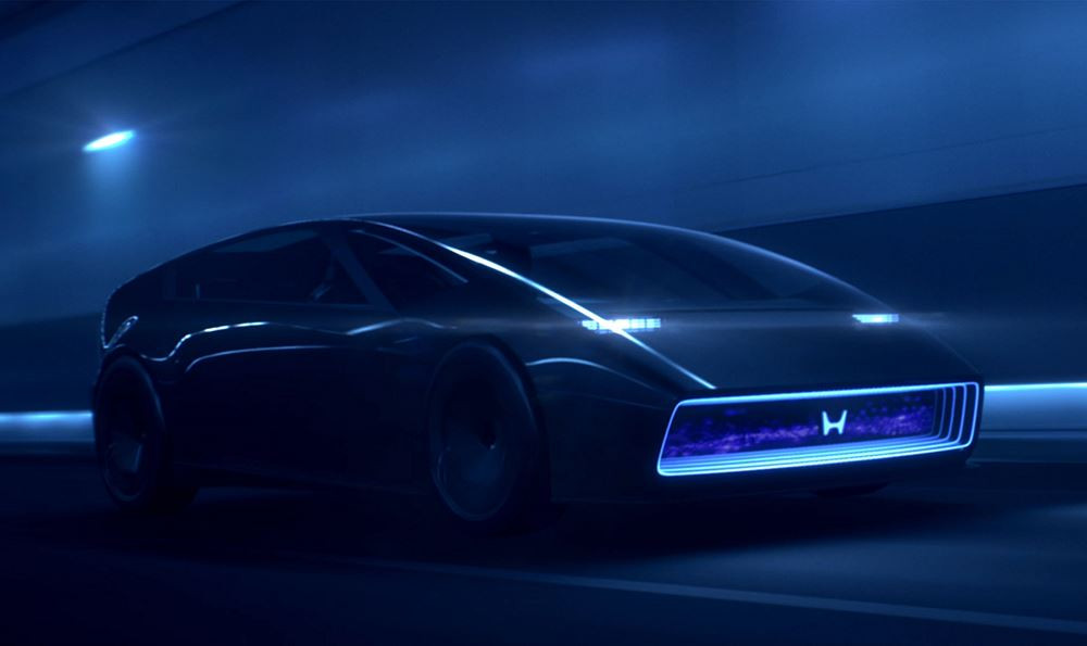 Le concept Série 0 Honda Saloon vise à offrir une expérience de conduite électrique amusante