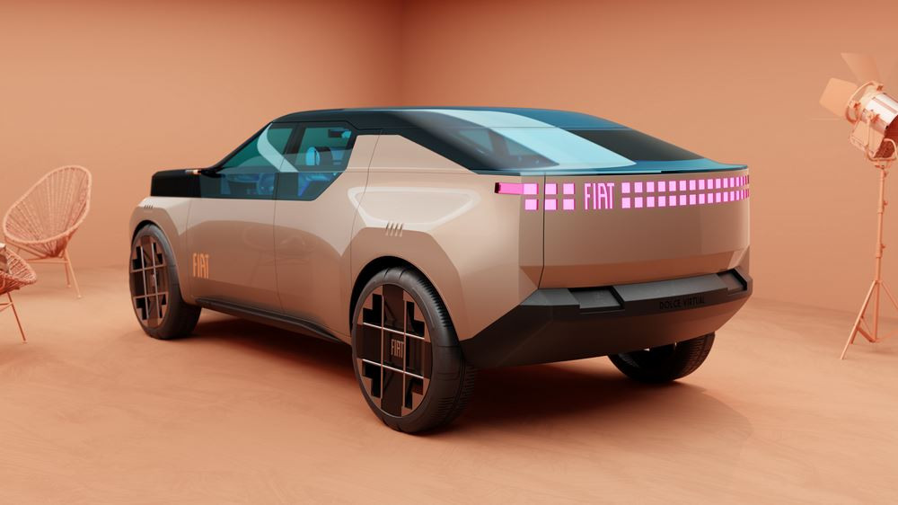 Le concept de Fastback Fiat se caractérise par une allure sportive