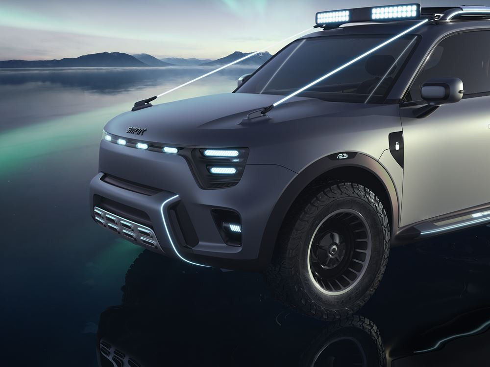 Le concept-car smart #5 annonce un prochain SUV compact électrique smart