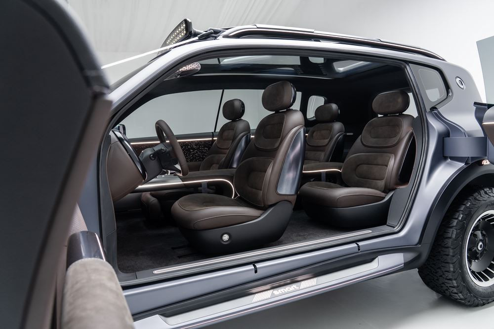 Le concept-car smart #5 annonce un prochain SUV compact électrique smart