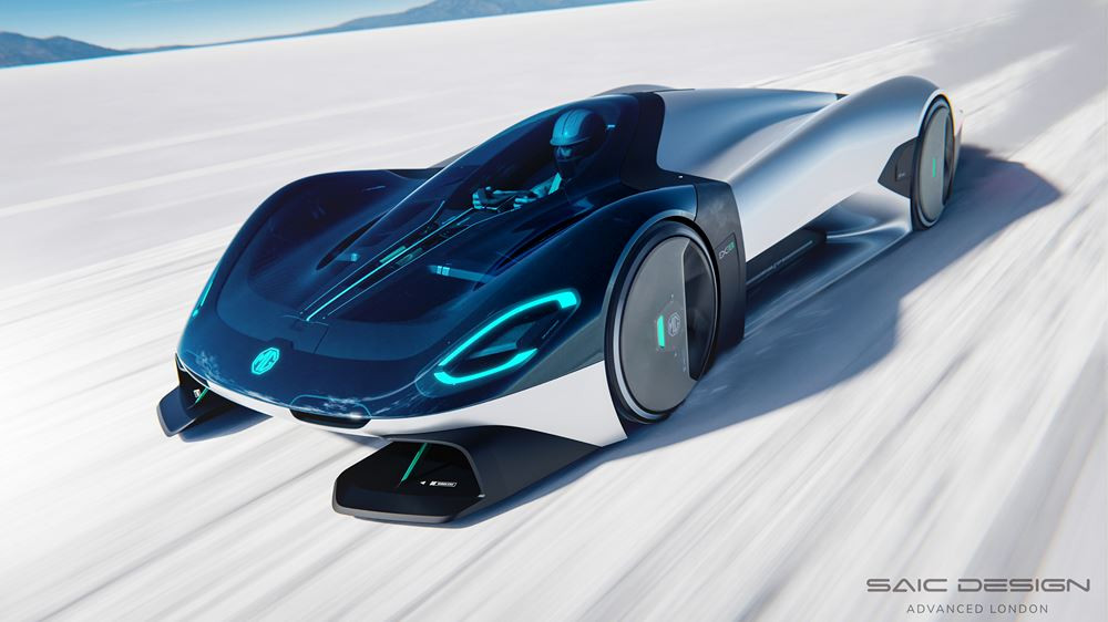 Le concept de supercar électrique EXE181 rend hommage aux records de vitesse de l'histoire de MG Motor