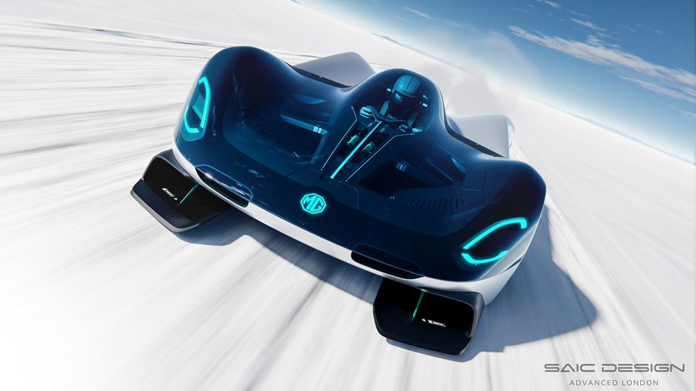Le concept de supercar électrique EXE181 rend hommage aux records de vitesse de l'histoire de MG Motor