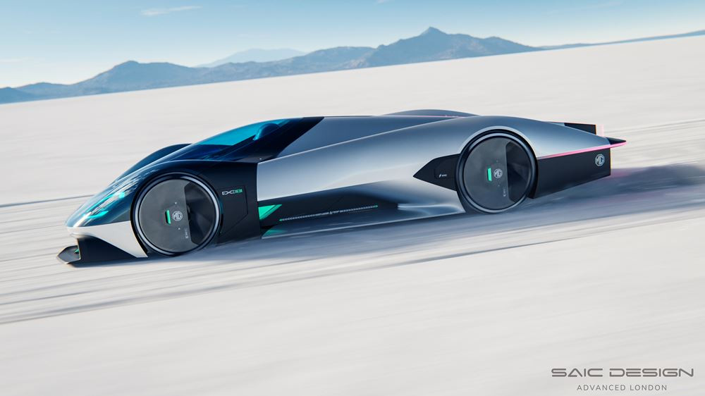 Le concept de supercar électrique EXE181 rend hommage aux records de vitesse de l'histoire de MG Motor