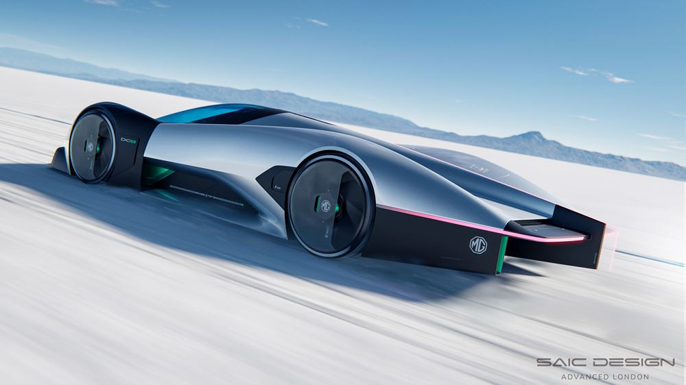 Le concept de supercar électrique EXE181 rend hommage aux records de vitesse de l'histoire de MG Motor