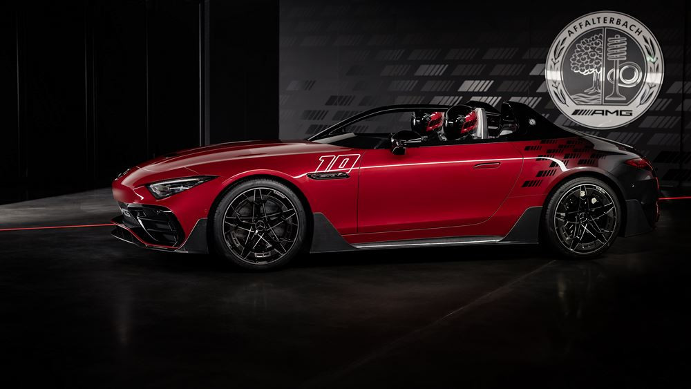 Le concept-car Mercedes-AMG PureSpeed donne un aperçu du premier modèle de la série Mythos
