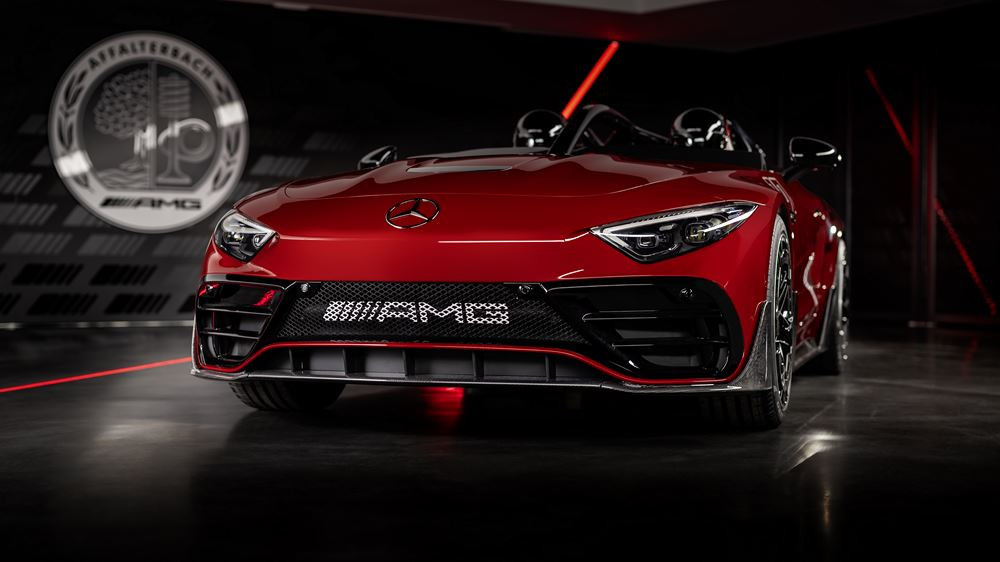 Le concept-car Mercedes-AMG PureSpeed donne un aperçu du premier modèle de la série Mythos