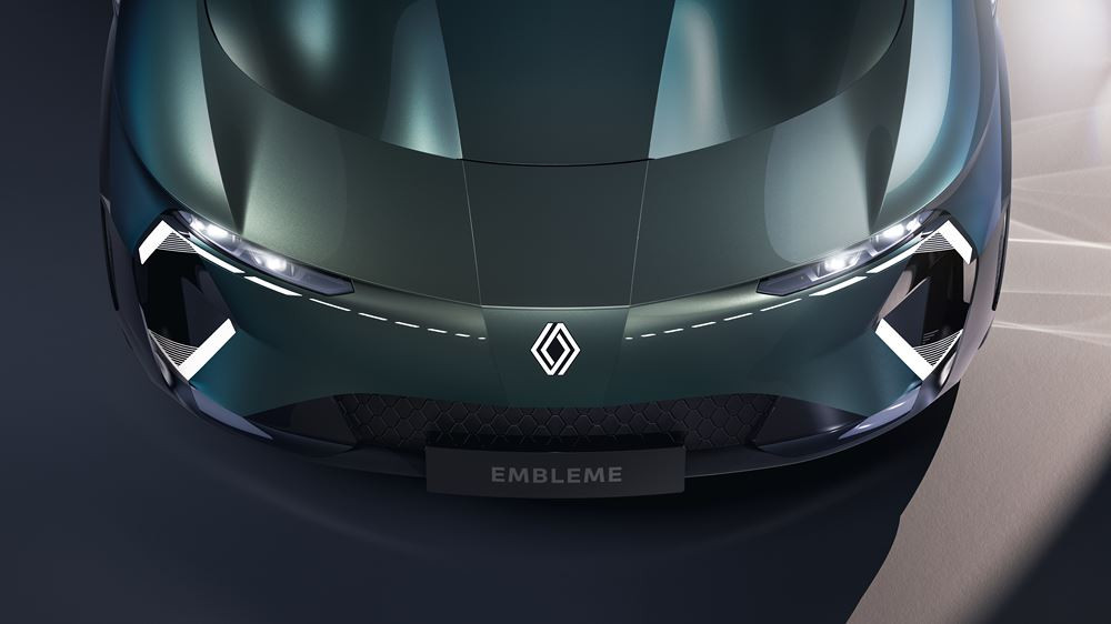Le demo car Renault Emblème a été conçu dans une démarche de décarbonation maximisée