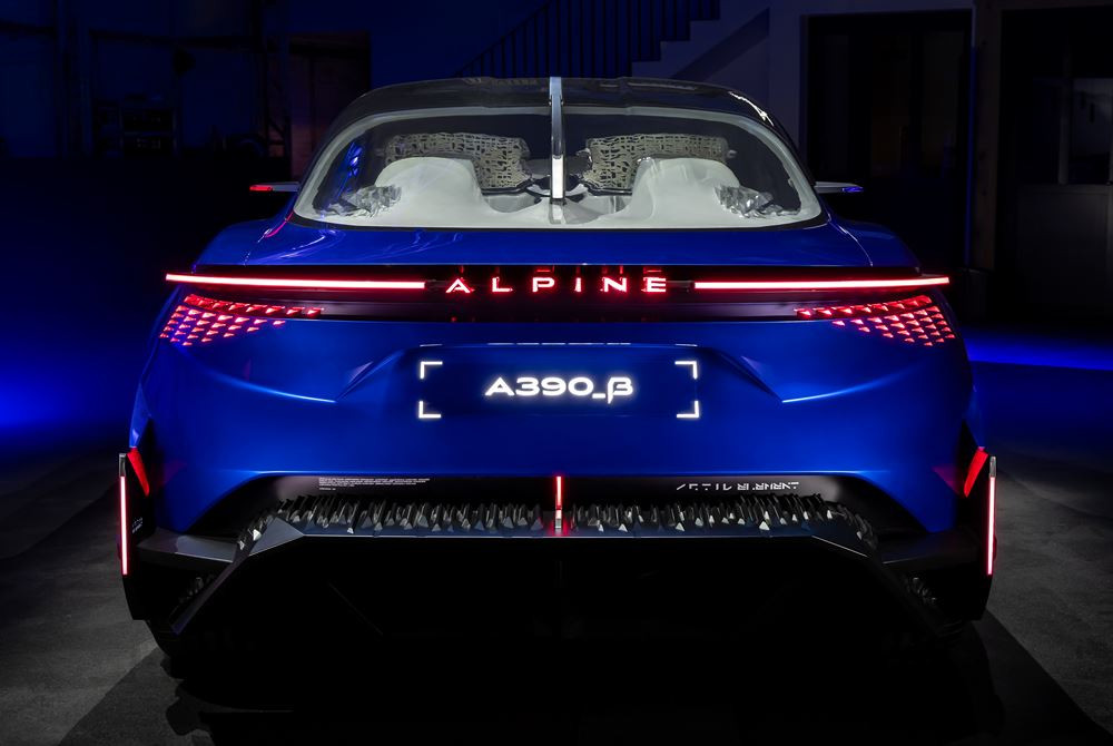 Le concept Alpine A390 bêta préfigure le futur sport fastback électrique Alpine