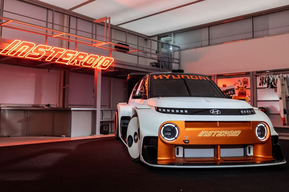 Le concept-car Hyundai Insteroid est directement inspiré de l'univers des jeux vidéo