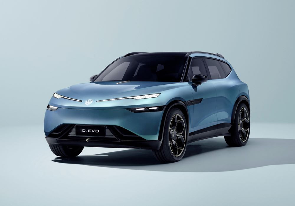 Le concept car de SUV électrique Volkswagen ID. Evo est basé sur une plateforme 800 V