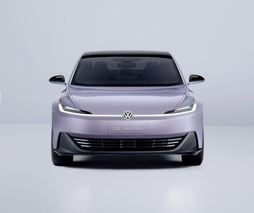 Le concept car électrique Volkswagen ID. Aura repose sur une architecture tricorps
