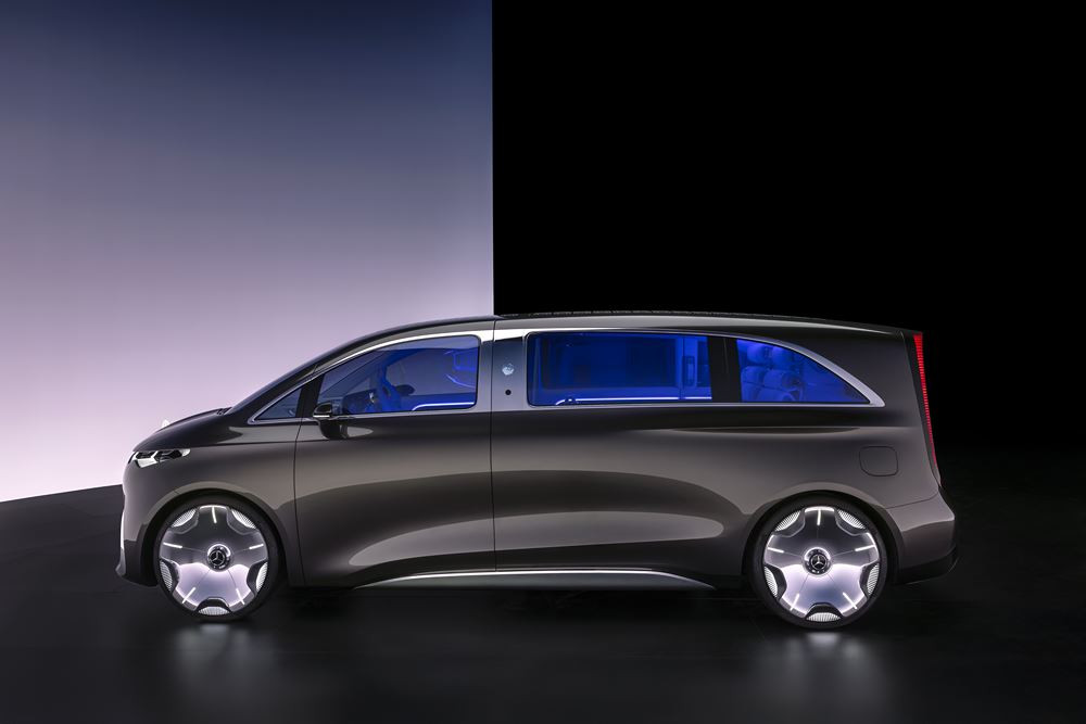 Le showcar Mercedes-Benz Vision V donne un aperçu d'un grand monospace ultra haut de gamme