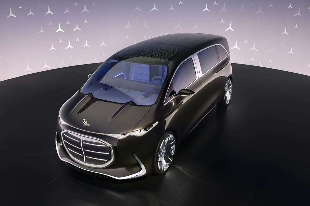 Le showcar Mercedes-Benz Vision V donne un aperçu d'un grand monospace ultra haut de gamme