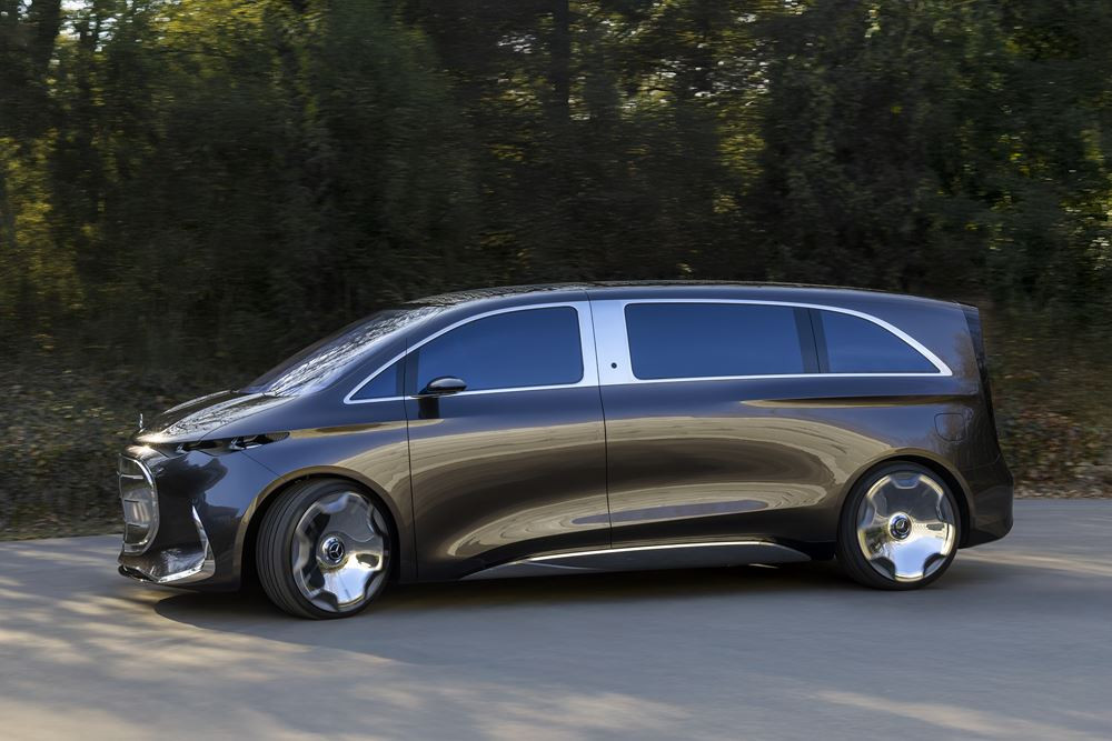 Le showcar Mercedes-Benz Vision V donne un aperçu d'un grand monospace ultra haut de gamme