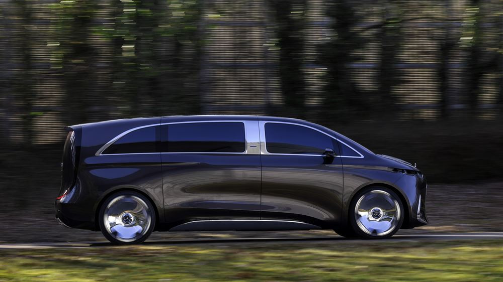 Le showcar Mercedes-Benz Vision V donne un aperçu d'un grand monospace ultra haut de gamme