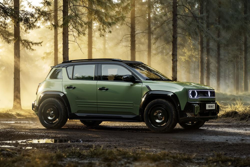 Le Renault 4 Savane 4x4 Concept intègre un second moteur électrique pour disposer de 4 roues motrices